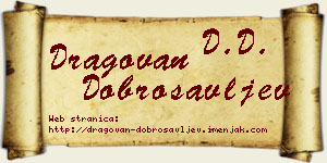 Dragovan Dobrosavljev vizit kartica